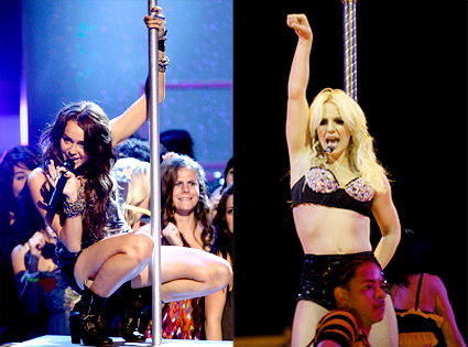 Miley Cyrus, Britney Spears Miley Cyrus, Britney Spears